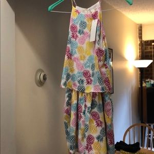 Spaghetti strap shorts romper. NWT